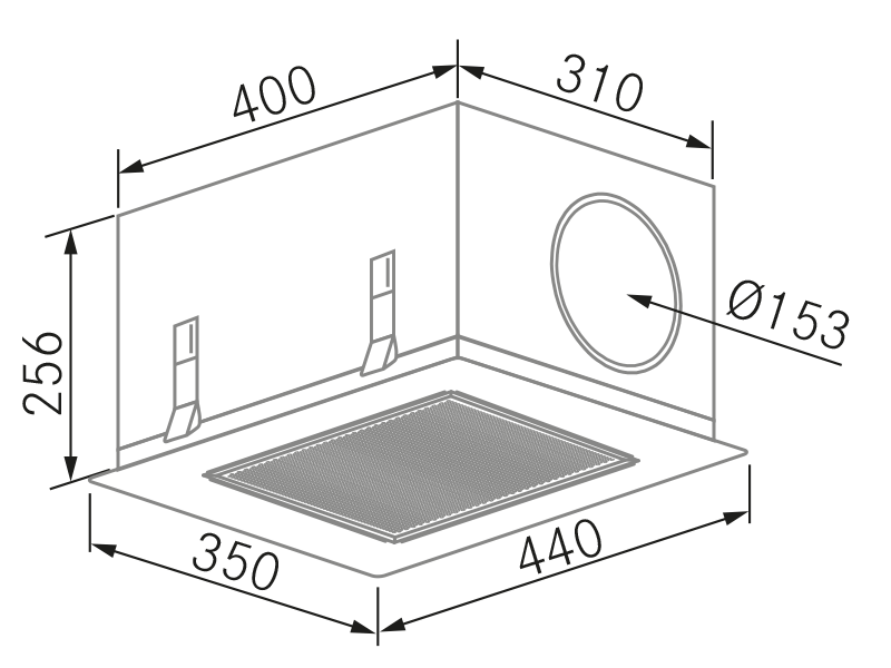 Range Hoods - Filtros de Plasma Frecan - Technical design