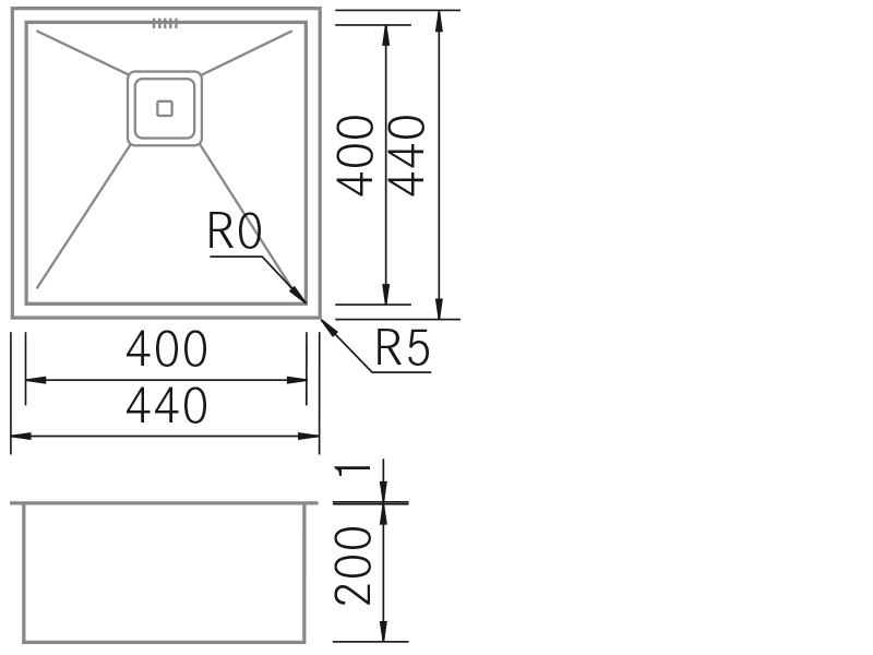 Sinks - BTK-4040 - Technical design